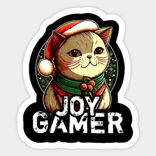 Kawaii Christmas Cat Sticker